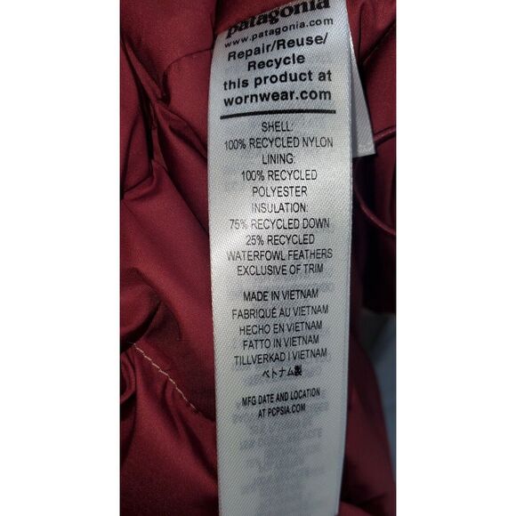 New Patagonia Hooded Downdrift Jacket Coat Grayling Brown Men's Sz XXLarge $329 - Picture 7 of 11